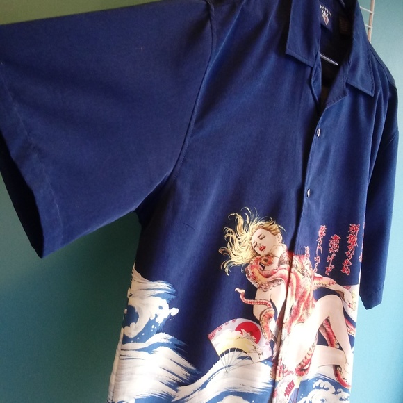 Men Vintage Dress Shirt - Picture 6 of 7